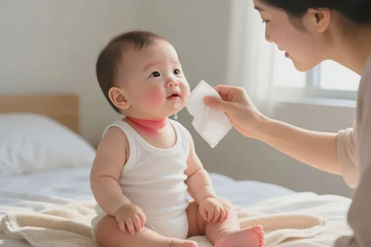 宝宝脖子上容易长湿疹可以治愈吗(图2)