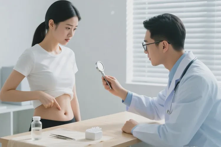 女人肚子上有湿疹能靠自己自愈吗(图4)