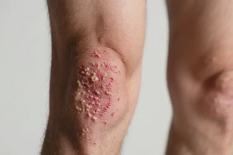 男性大腿起湿疹能治好吗(图1)