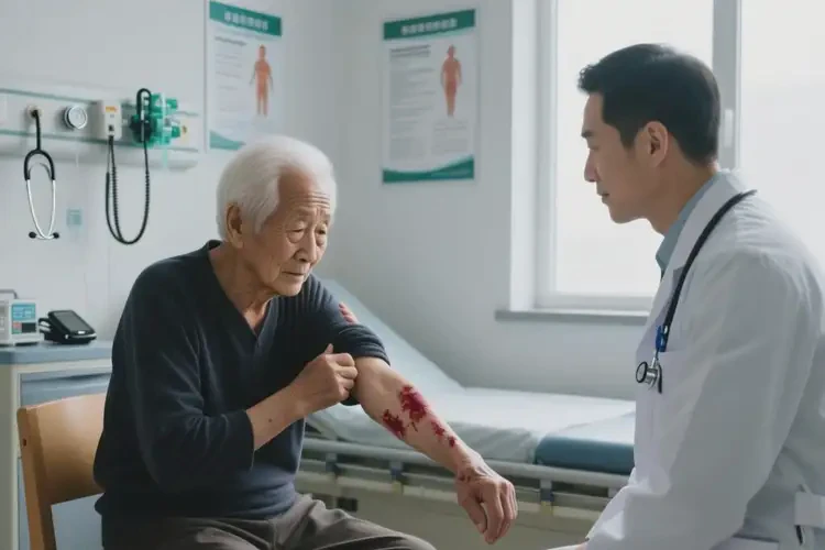 老年人手臂经常长湿疹能治好吗(图3)