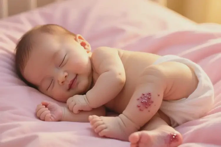 婴儿脚上有湿疹可不可以彻底自愈(图2)