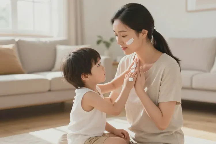 小孩脖子上长湿疹可以治愈吗(图1)