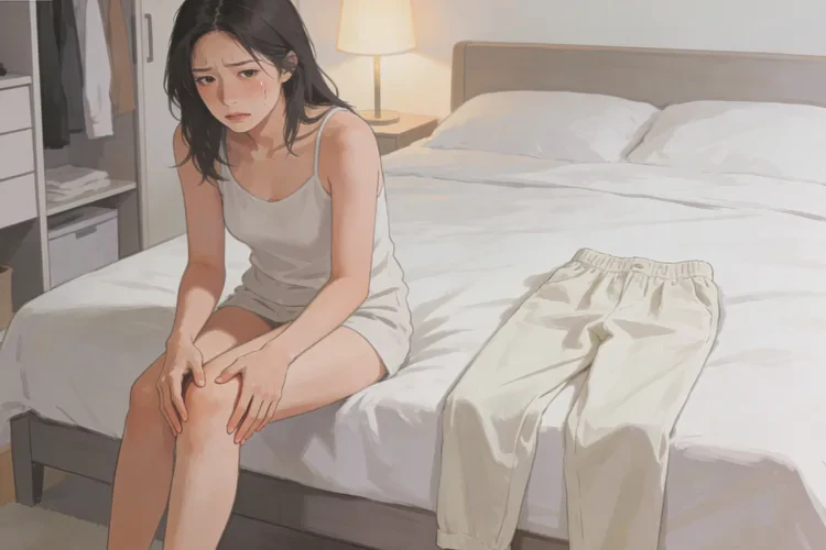 女人大腿出湿疹能靠自己自愈吗(图1)