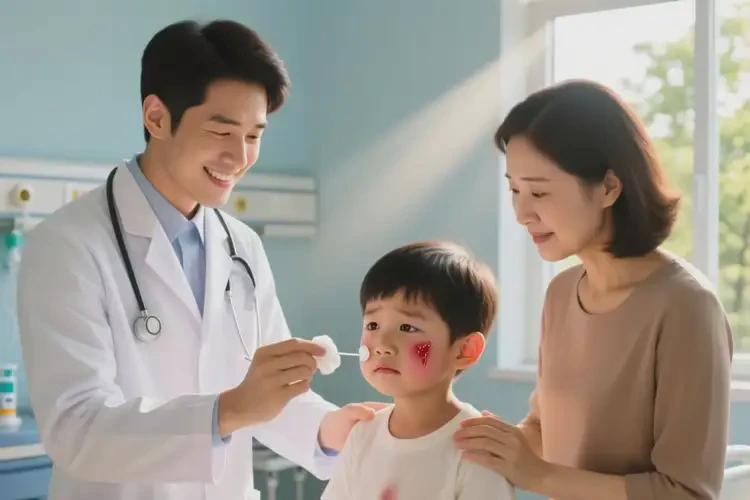 孩子身上出湿疹能治好吗(图1)