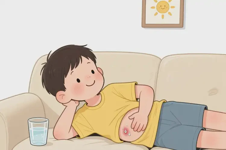 儿童肚子上长湿疹能治好吗(图2)