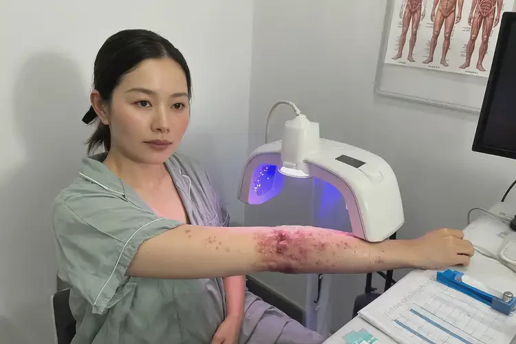 产妇手臂上有湿疹能治好吗(图2)