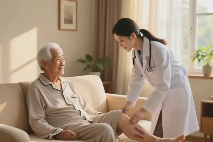 老人小腿容易长湿疹能治好吗(图1)