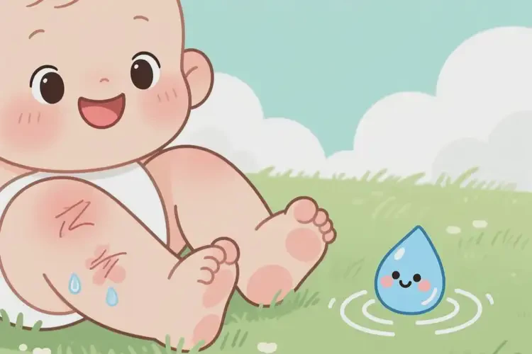 婴儿小腿上经常起湿疹能治好吗(图2)