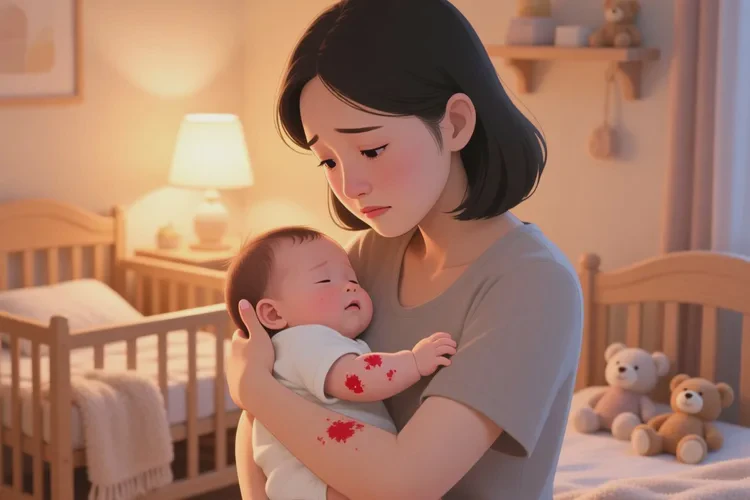 宝宝手臂长湿疹可以治愈吗(图1)