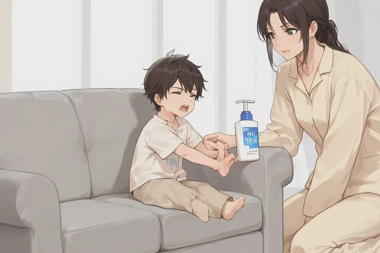 小儿四肢长湿疹可以治愈吗(图1)