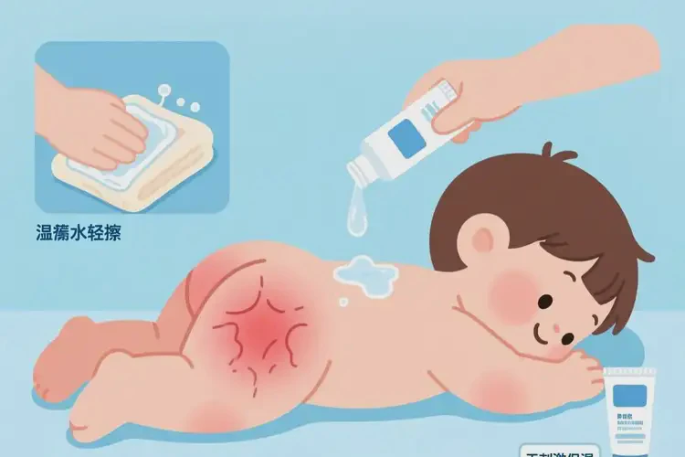 儿童屁股上偶尔长湿疹能治好吗(图4)