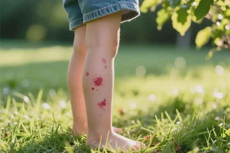 孩子大腿偶尔长湿疹能治好吗(图2)