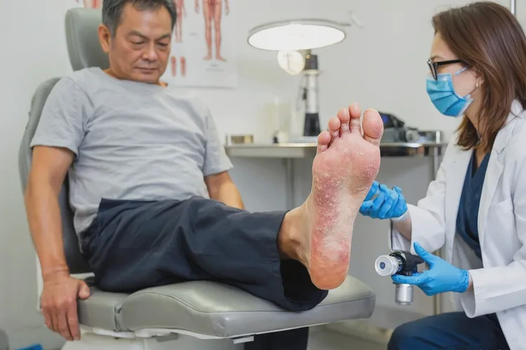 男性脚上出湿疹能治愈吗(图2)