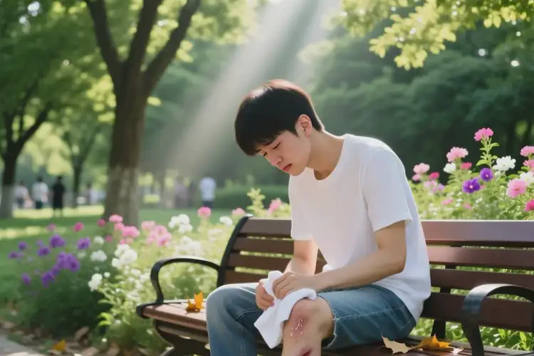 大学生大腿上长湿疹可以彻底自愈吗(图1)