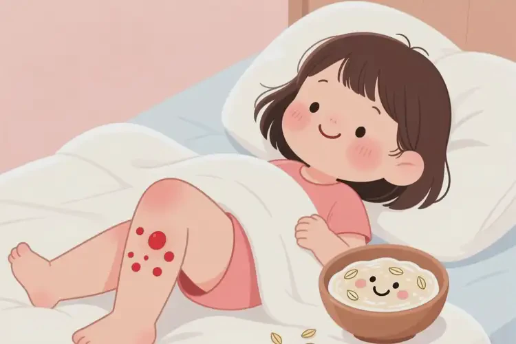 小孩大腿有湿疹能治好吗(图3)