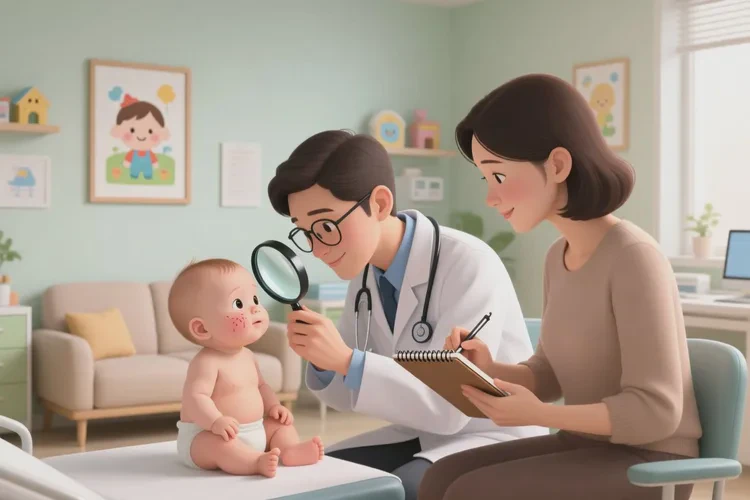 婴幼儿面部经常起湿疹可以治愈吗(图4)