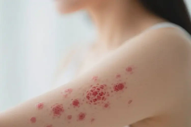 女性手臂上有湿疹能治好吗(图4)