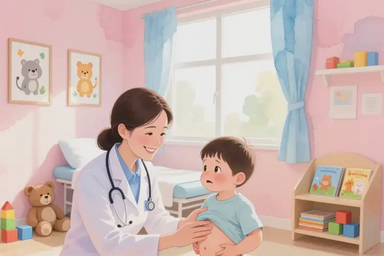 儿童肚子上偶尔长湿疹能治好吗(图1)