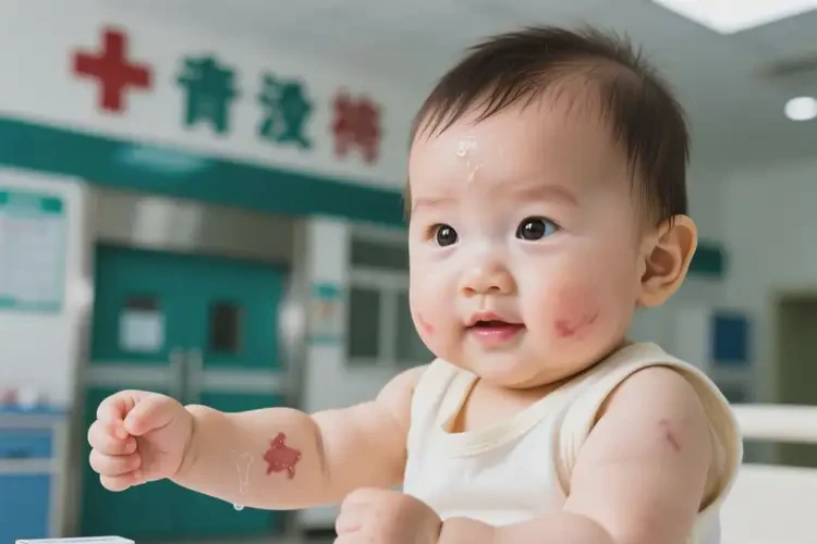 婴幼儿手臂上偶尔长湿疹能治好吗(图2)