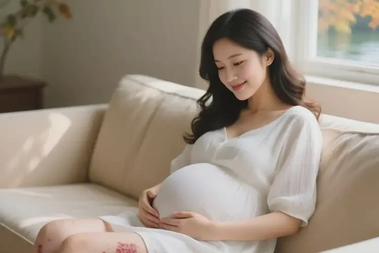 孕妇大腿上经常长湿疹能治好吗(图1)