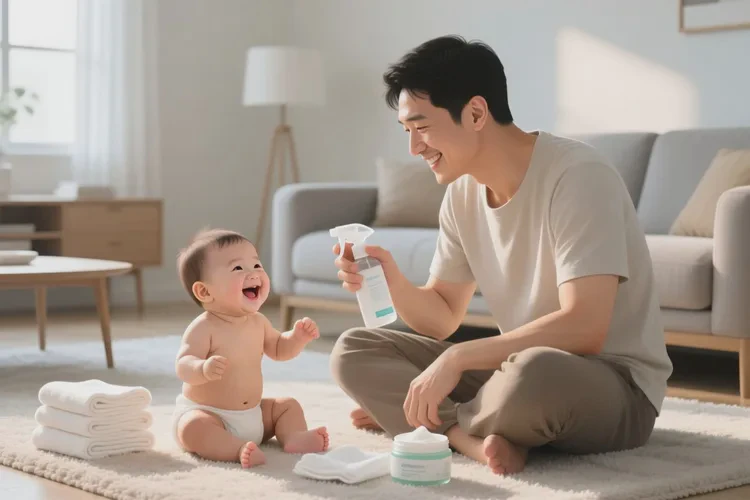 孩子屁股偶尔长湿疹可以治愈吗(图2)