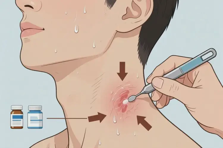 男性脖子上容易长湿疹能治好吗(图1)