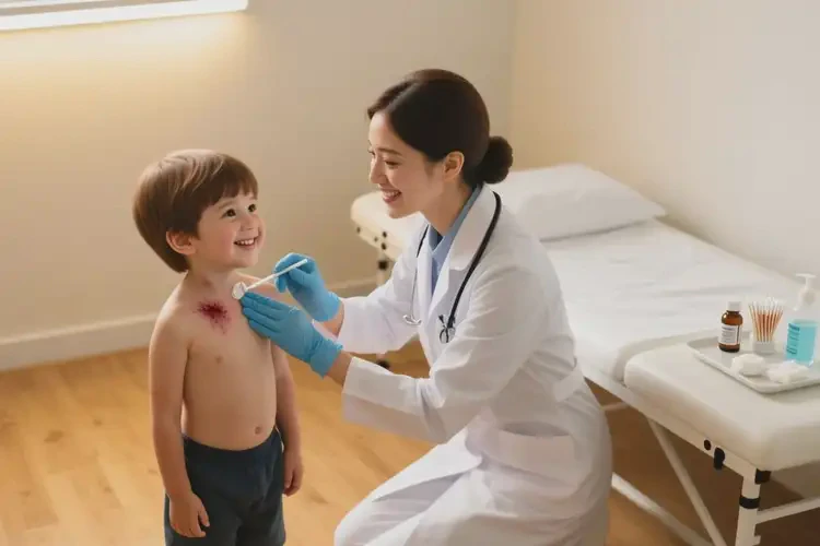 小孩脖子上出湿疹能治好吗(图4)