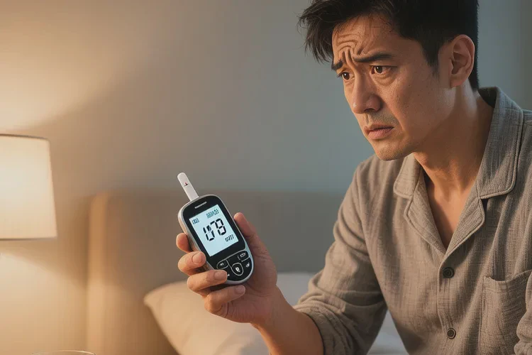 28岁晚上血糖24.7是怎么回事(图1)