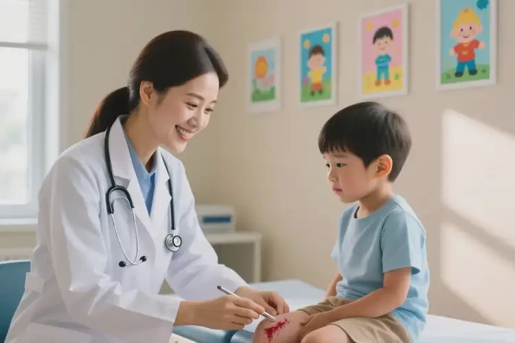 少儿大腿上出现湿疹能治好吗(图4)