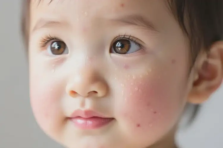 儿童脸上有湿疹能治好吗(图2)