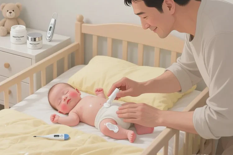 宝宝大腿偶尔起湿疹可以治愈吗(图3)