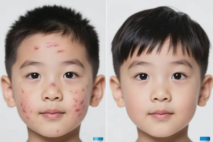儿童面部出现湿疹能治好吗(图4)