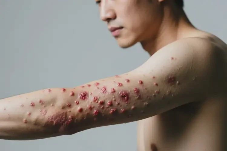 男人手臂起湿疹能彻底自愈吗(图3)