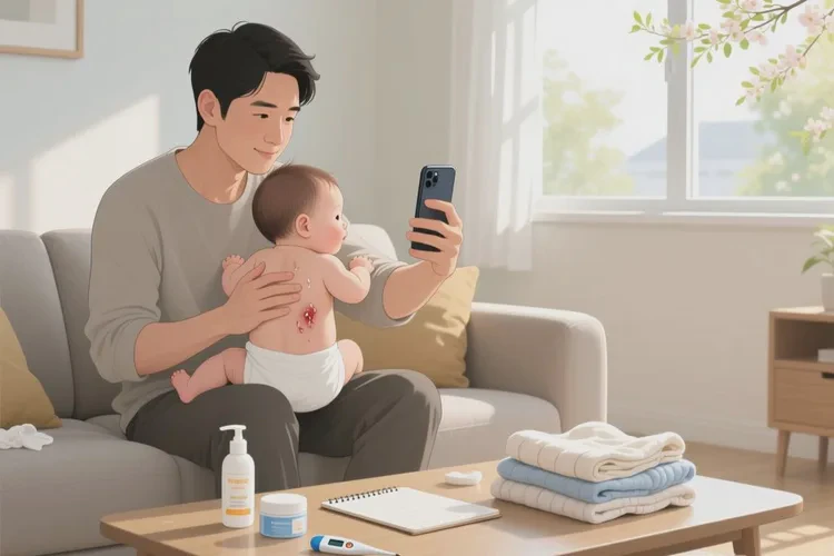 孩子脸上容易起湿疹可以治愈吗(图3)