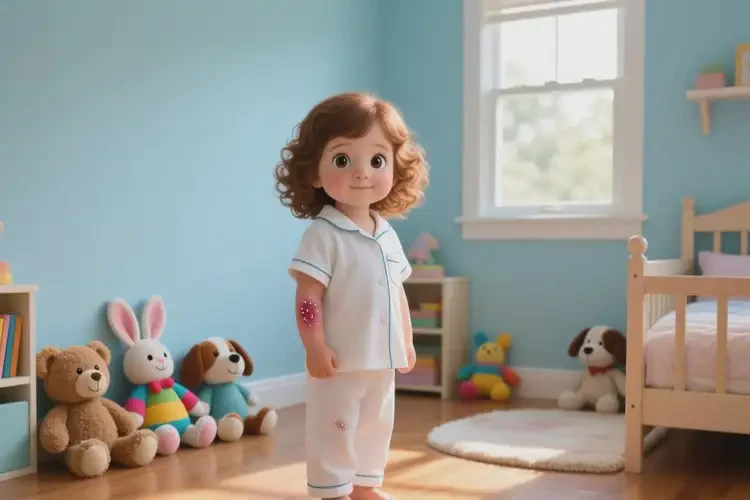 小孩手臂上起湿疹能治好吗(图3)