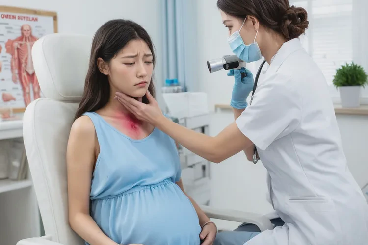 产妇脖子上经常起湿疹可以治愈吗(图4)