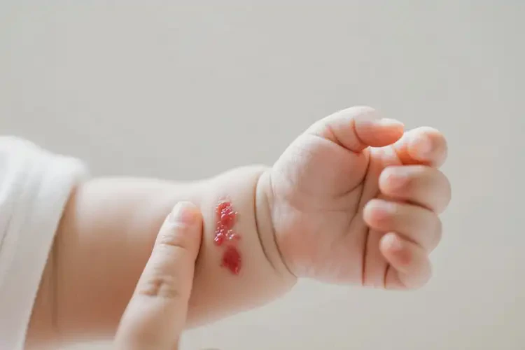 婴儿手臂出现湿疹能治好吗(图4)