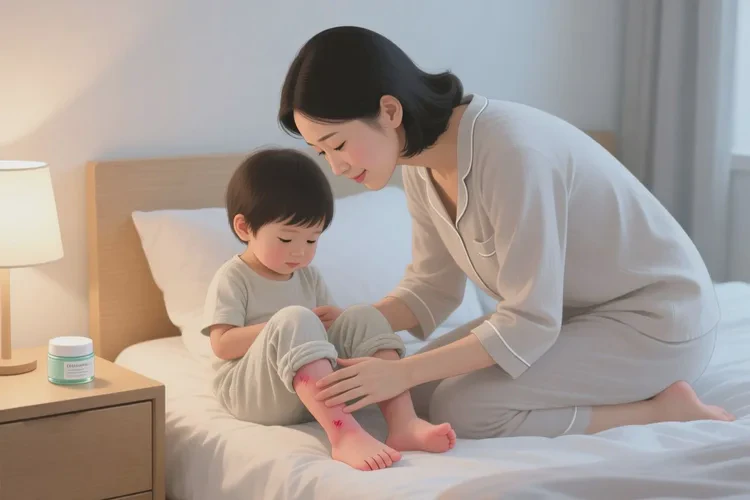 小孩小腿上有湿疹可以治愈吗(图1)