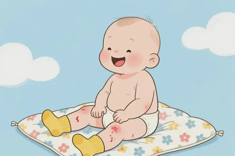 婴幼儿大腿偶尔长湿疹能治好吗(图2)