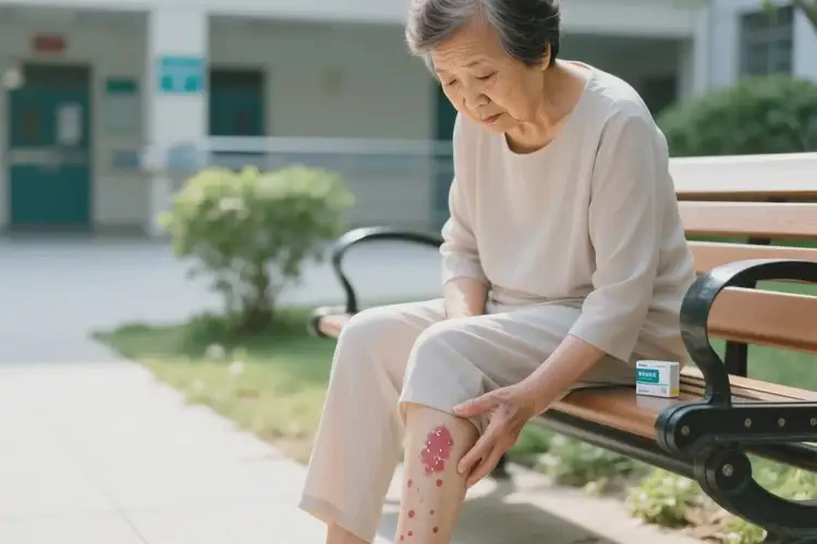 老年人小腿上经常起湿疹能治好吗(图1)