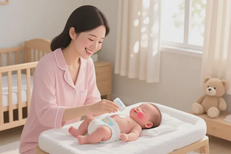 宝宝屁股上长湿疹可以治愈吗(图1)