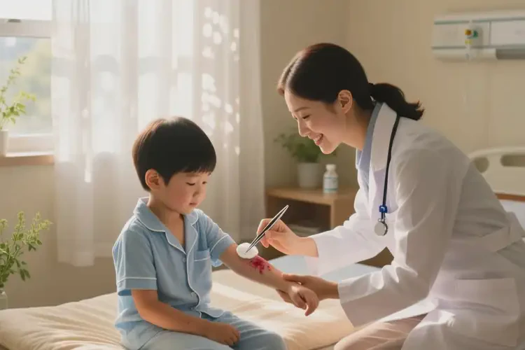 少儿手臂上长湿疹能治好吗(图3)