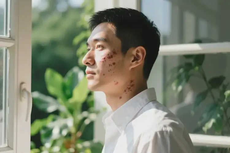 男性脸上长湿疹能治好吗(图2)