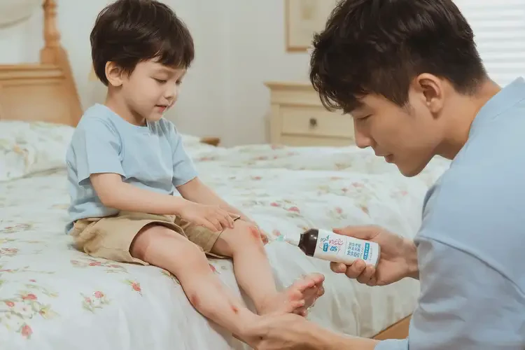 小孩小腿上容易起湿疹能治好吗(图2)