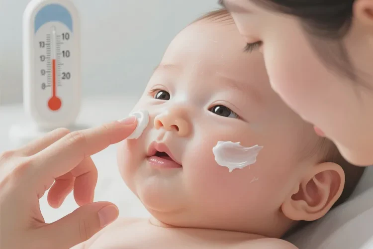 婴儿面部容易长湿疹可以治愈吗(图2)