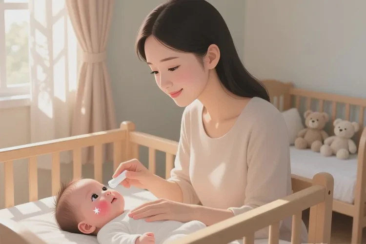 宝宝脸上偶尔长湿疹可以治愈吗(图1)