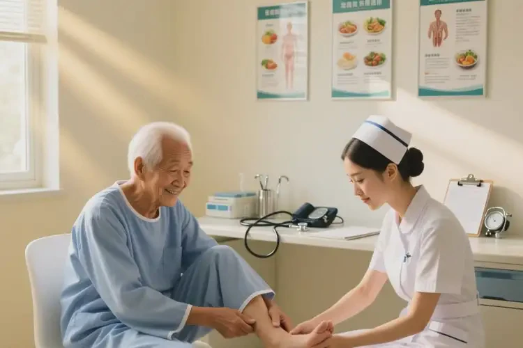 老人脚上偶尔起湿疹能治好吗(图1)