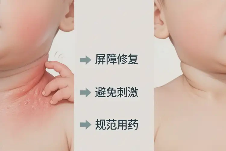 儿童脖子经常长湿疹能治好吗(图2)