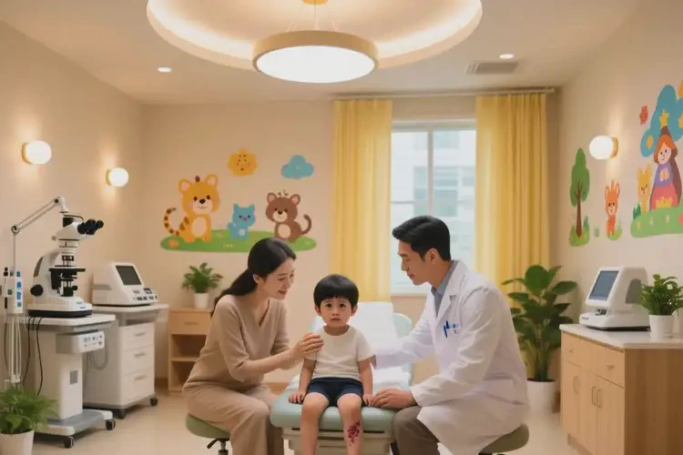 孩子小腿上容易起湿疹能治好吗(图4)