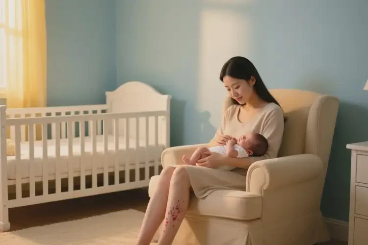 新生儿大腿上有湿疹不管它会自己自愈吗(图4)